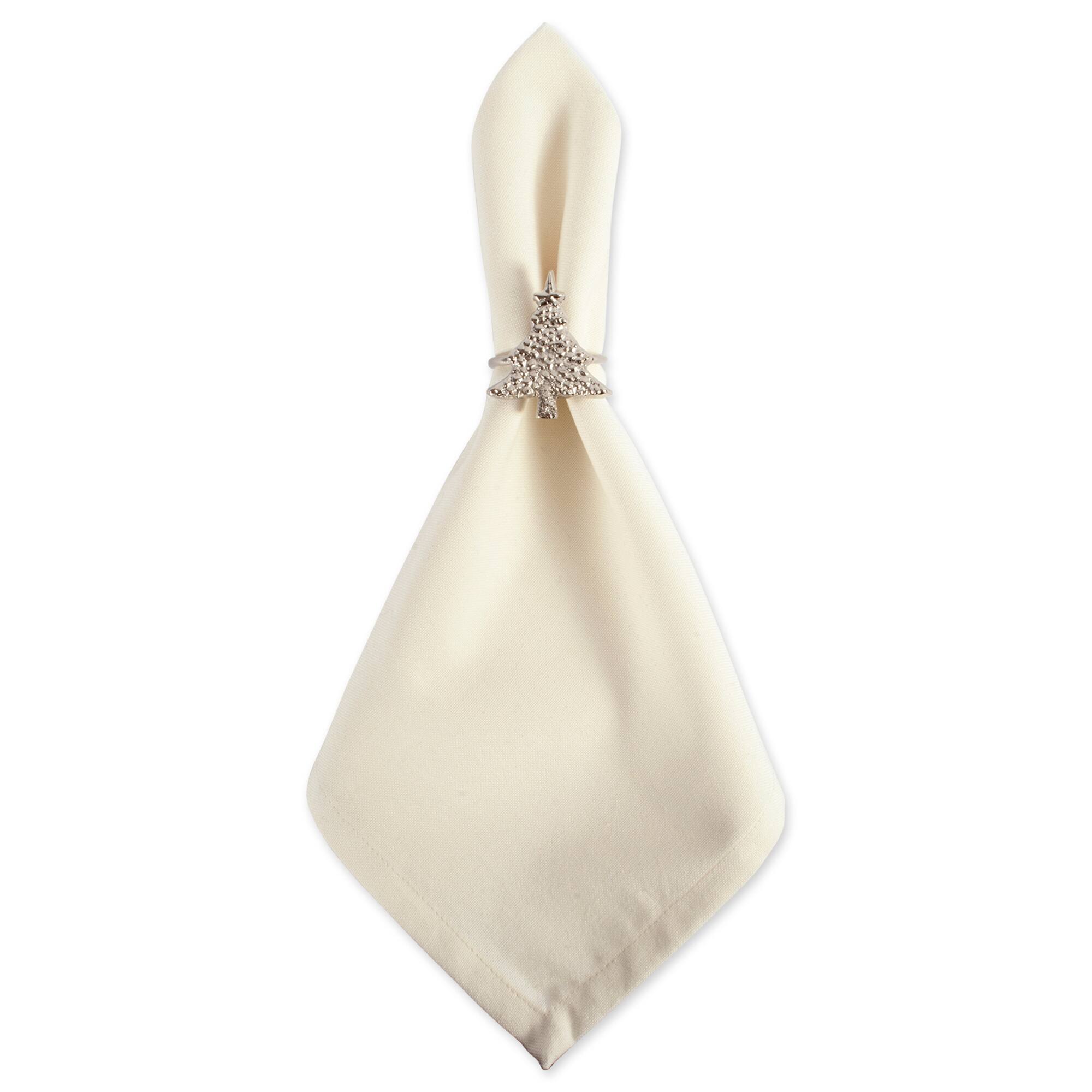 DII® Christmas Tree Napkin Rings, 6ct.